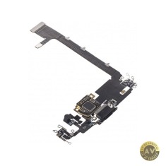 Banda cu Conector Incarcare - Microfon Apple iPhone 11 Pro Max Negru