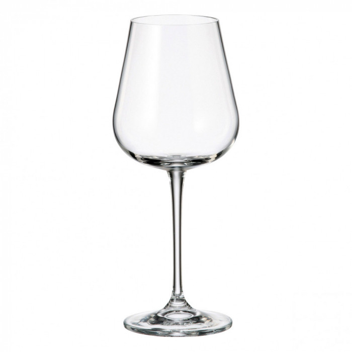 Set 6 pahare vin rosu Ardea / Amundsen 450 ml Bohemia Crystalite cu Titanium COD: 2374