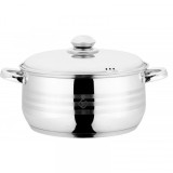Cratita Inox cu capac 6 litri Grunberg GR1924
