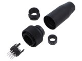 Conector M8 tată 6 pini IP67