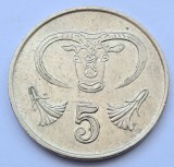 Cipru, 5 Cents 1990, Europa