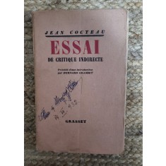 ESSAI DE CRITIQUE INDIRECTE Grasset 1932- Jean COCTEAU
