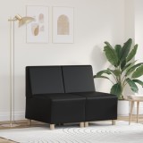 vidaXL Fotoliu 2 pcs Negru 55 x 74 x 82 cm Piele artificială