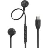 Casti In-Ear cu fir JBL Tune 305C, Pure Bass, Hi-Res, USB-C, Negru