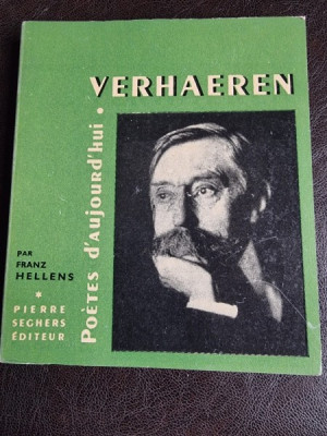 Emile Verhaeren - Franz Hellens (carte in limba franceza) foto