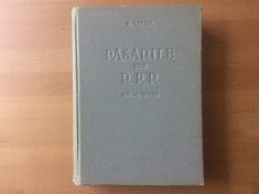 pasarile din R.P.R. dionisie lintia vol. al III-lea editura academiei 1955 RPR foto