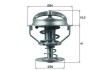 Termostat lichid racire MAHLE TX 164 82D Ford Fiesta Fusion Ka Street Ka Daewoo Eurowest SY1041M12 BC1164 BC1044