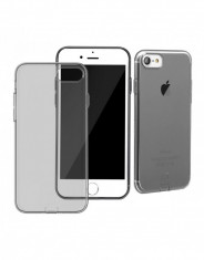 Carcasa protectie spate BASEUS cu dopuri anti-praf pentru iPhone 7, neagra foto