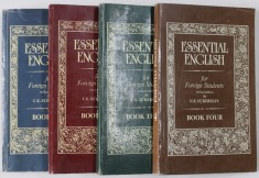 VOL 1-4 ESSENTIAL ENGLISH FOR FOREIGN STUDENTS by C. E. ECKERSLEY, 1992 foto