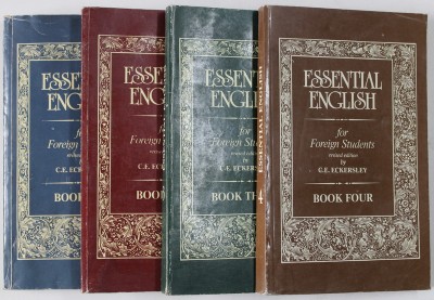 VOL 1-4 ESSENTIAL ENGLISH FOR FOREIGN STUDENTS by C. E. ECKERSLEY , 1992 foto