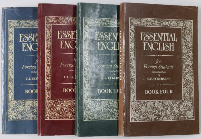 VOL 1-4 ESSENTIAL ENGLISH FOR FOREIGN STUDENTS by C. E. ECKERSLEY , 1992