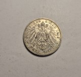 Germania 3 Mark Marci 1912 F Wuerttemberg Piesa de Colectie