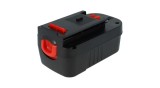 Baterie VHBW Black &amp; Decker 244760-00, A1718, A18, HPB18 - 2000 mAh, 18 V, Li-ion