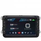 Cumpara ieftin Navigatie Volkswagen, Skoda, Seat, Android 10, P-Quadcore 2GB RAM + 32GB ROM, 8 Inch - AD-BGPW8MTK2GB