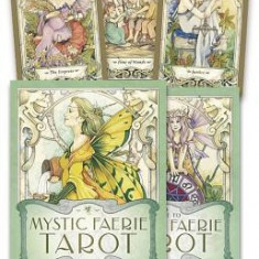 Mystic Faerie Tarot [With 312 Page Book and 78 Card Deck and Gold Organdy Tarot Bag]