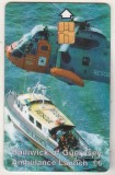 bnk card Cartele telefonice - Guernsey - elicopter si vas de salvare