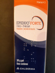Epiduo Forte Adapalene Peroxid Benzoil Acnee foto