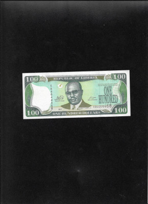 Liberia 100 dollars 2011 seria4644468 unc foto
