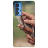 Husa compatibila cu Motorola G20 model Baby Crocodile, Silicon, TPU, Viceversa, Transparent, Carcasa