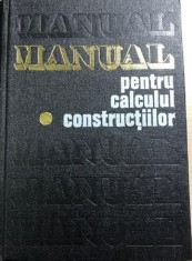 Manual pentru calculul constructiilor Andrei D. Caracostea vol. 1