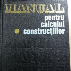 Manual pentru calculul constructiilor Andrei D. Caracostea vol. 1