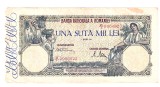 ROMANIA 100 000 100000 LEI APRILIE 1946 STARE FOARTE BUNA