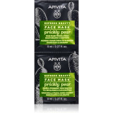 Apivita Express Beauty Moisturizing Face Mask Prickly Pear masca calmanta pentru fata cu efect de hidratare 2 x 8 ml