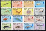 DB1 BAT Fauna Marina Pesti Moluste 1984 Terit. Antarctice Britanice 16 v. MNH, Nestampilat