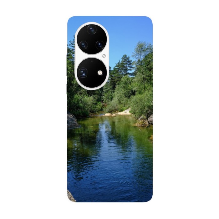 Husa compatibila cu Huawei Nova Y70 model Beautiful River flowing, Silicon, TPU, Viceversa