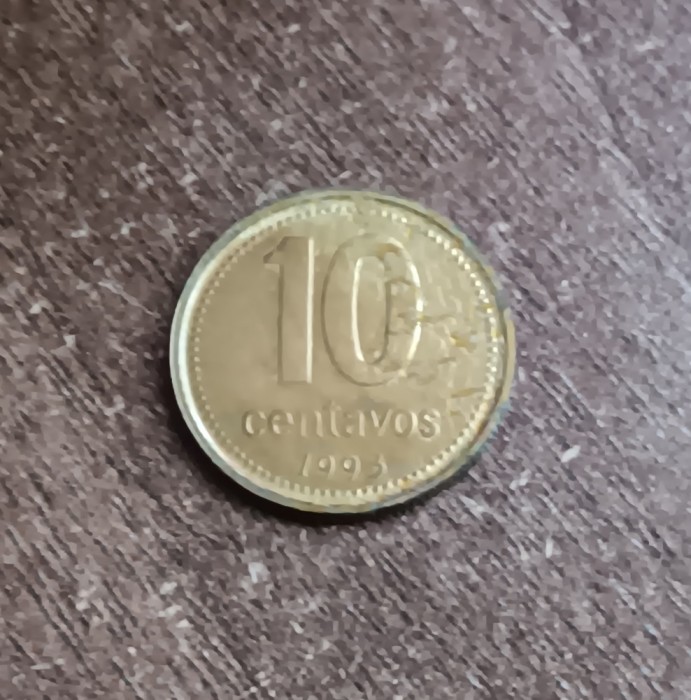 C50 - Moneda foarte veche - Argentina - 10 centavos - 1993