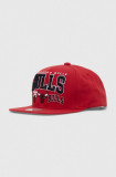 Mitchell&amp;Ness sapca CHICAGO BULLS culoarea rosu, modelator