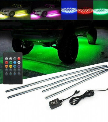 Kit Banda Led Smd Sub Masina Cu Telecomanda, underglow foto