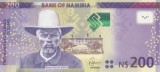 Bancnota Namibia 200 Dolari 2012 - P15a UNC ( vezi descriere )