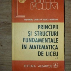 Principii si structuri fundamentale in matematica de liceu 2- Alexandru Leonte, Rodica Trandafir