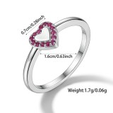 Cumpara ieftin Inel din Argint 925 , zPure Love, cu Inima din Cristale Roz
