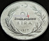 Moneda 2 1/2 LIRE - TURCIA, anul 1977 * cod 1158 = eroare batere, Europa