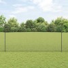 VidaXL Fereastră metalică sudată cu 10 U st&acirc;lpi Gri 1.6x10 m Oțel