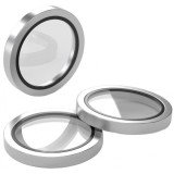 Folie de protectie Camera Spate Etteri pentru Apple iPhone 17 Pro Max / 17 Pro, Sticla Securizata, Gri