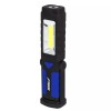 Lanterna 3w cob led+1w led, longitudinala cu suport, cu baterii, Dedra