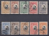 ROMANIA 1906 LP 61 CAROL I 25 ANI PROCLAMAREA REGATULUI SERIE STAMPILATA, Stampilat
