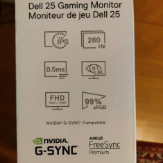 Monitor DELL G2524H 25" FHD 280Hz 0.5ms G-Sync