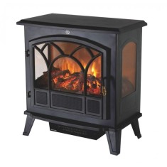 Semineu electric panoramic, 1800w, 2 trepte incalzire, efect flacara reala, protectie supraincalzire MultiMark GlobalProd foto