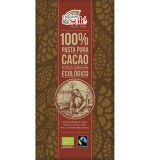 Ciocolata Neagra Bio 100% Cacao Fara Gluten Pronat 90gr, Chocolates Sole