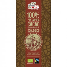 Ciocolata Neagra Bio 100% Cacao Fara Gluten Pronat 90gr