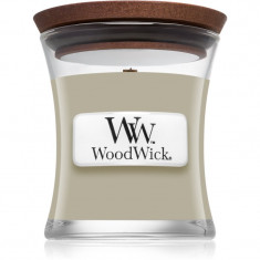 Woodwick Fireside Au Coin Du Feu lumânare parfumată cu fitil din lemn 85 g