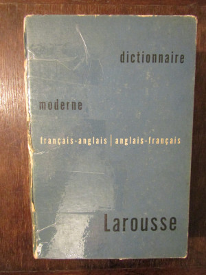 Dictionnaire moderne francais-anglais / anglais-francais - Larousse foto