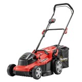 Outsunny Mașină de tuns iarbă electrică 800 W cu lățime de tăiere 40 cm, coș 45L, afișaj baterie, protecție la suprasarcină, 7 trepte de tăiere | Aoso