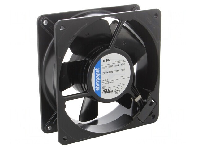 Ventilator AC Axial 230V 119x119x38mm 98.4m3/h 26dBA 50Hz