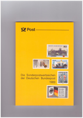 Album BUNDES si BERLIN1989-contine timbrele speciale emise de posta in stare MNH foto