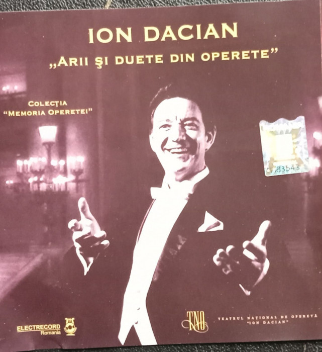 CD Opereta: Ion Dacian - Arii si duete din operete